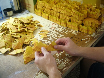 Contracted processing-Gold paper processing