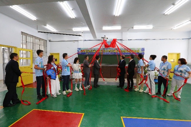 冷凍空調班揭牌儀式合影